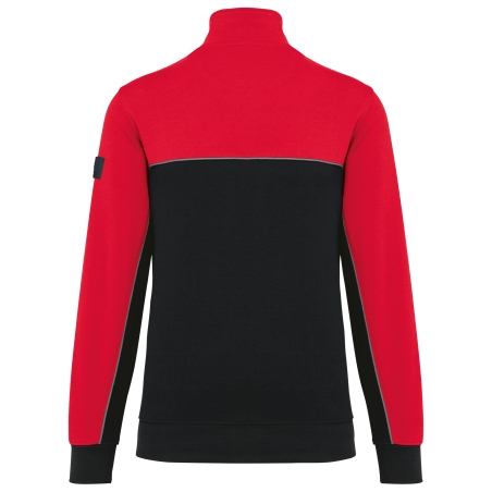 Sweat-shirt écoresponsable col zippé unisexe