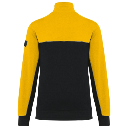 Sweat-shirt écoresponsable col zippé unisexe