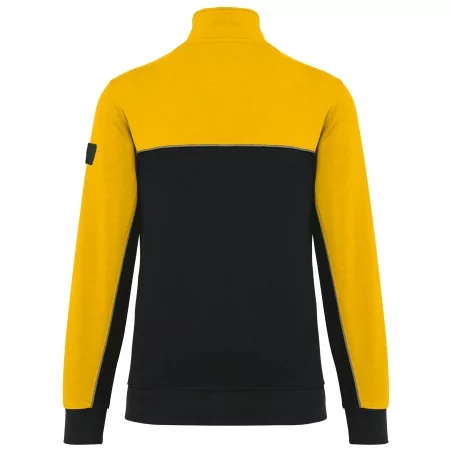 Sweat-shirt écoresponsable col zippé unisexe