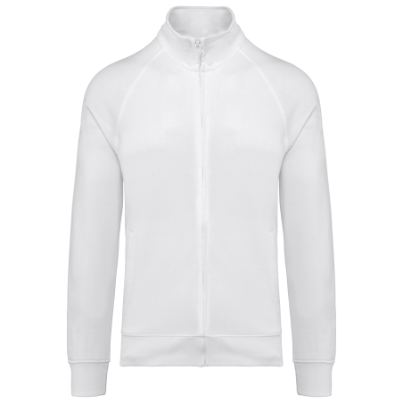 Veste molleton coton manches raglan unisexe