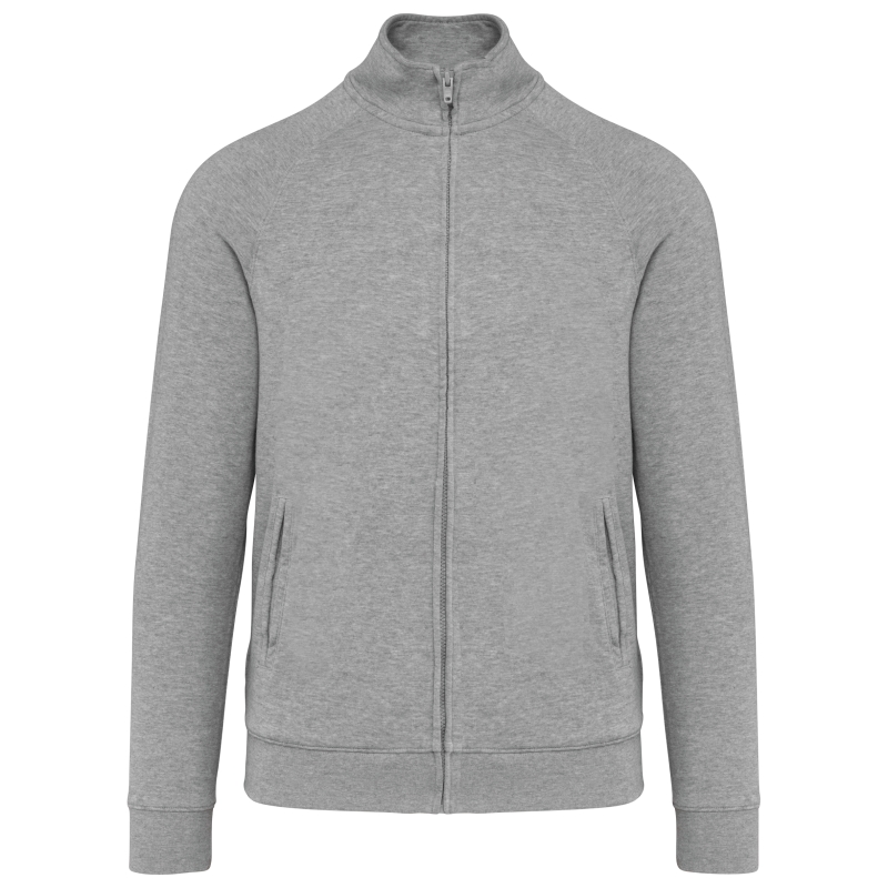 Veste molleton coton manches raglan unisexe