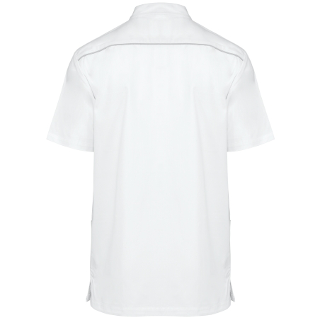 Blouse polycoton avec boutons-pression homme