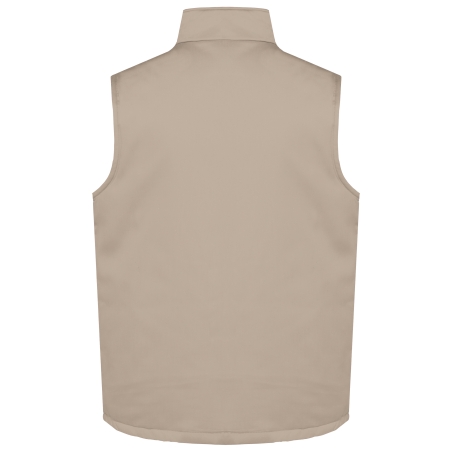 Gilet polycoton multipoches rembourré unisexe