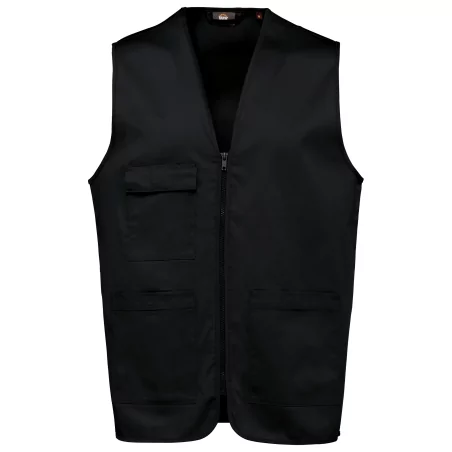 Gilet polycoton multipoches unisexe