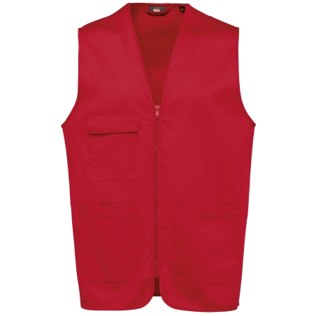 Gilet polycoton multipoches unisexe