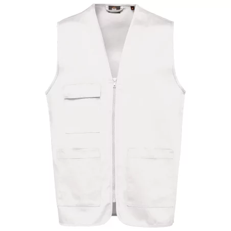 Gilet polycoton multipoches unisexe