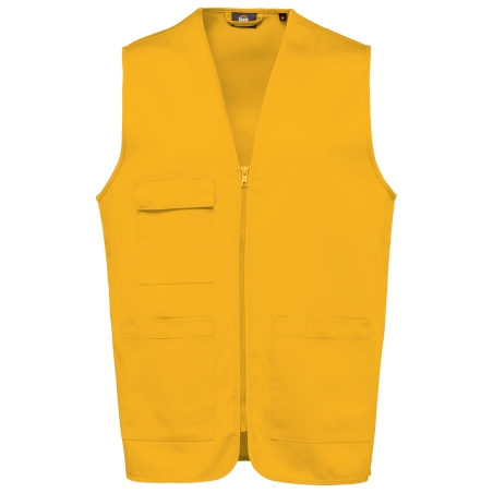 Gilet polycoton multipoches unisexe