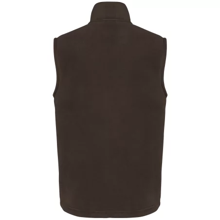 Bodywarmer polaire avec intérieur sherpa unisexe