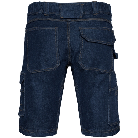 Bermuda denim multipoches homme