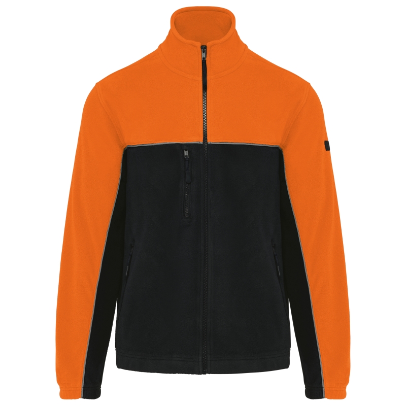 Veste micropolaire bicolore écoresponsable unisexe