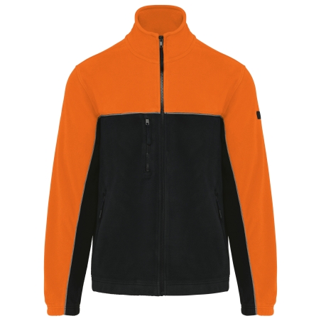 Veste micropolaire bicolore écoresponsable unisexe