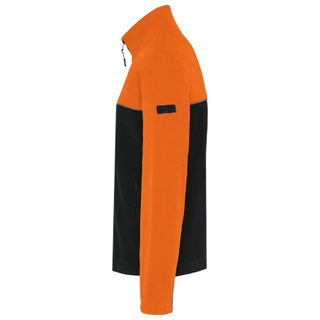 Veste micropolaire bicolore écoresponsable unisexe