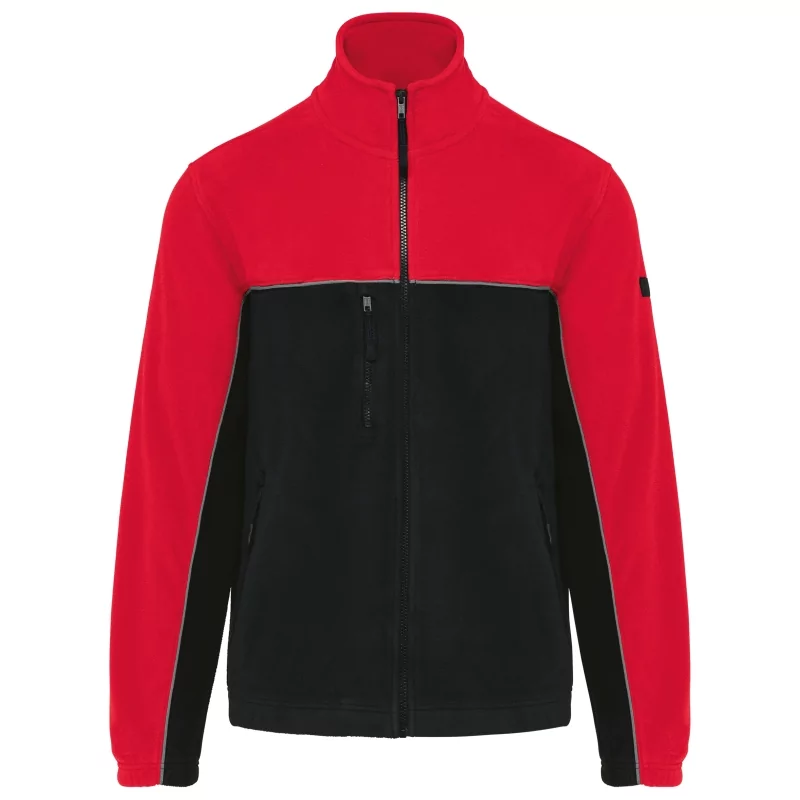Veste micropolaire bicolore écoresponsable unisexe