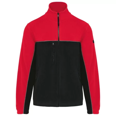 Veste micropolaire bicolore écoresponsable unisexe