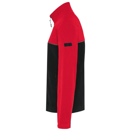 Veste micropolaire bicolore écoresponsable unisexe