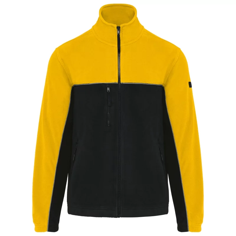 Veste micropolaire bicolore écoresponsable unisexe