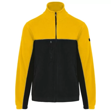 Veste micropolaire bicolore écoresponsable unisexe
