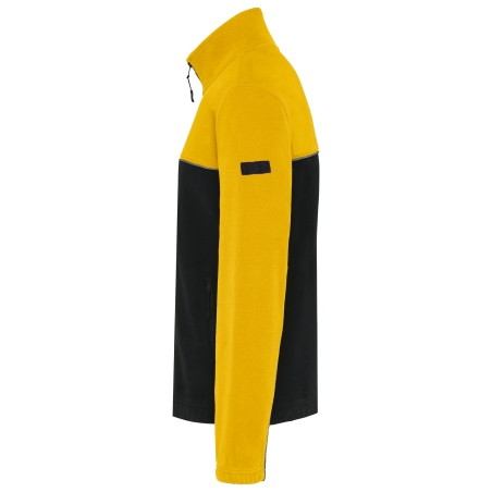 Veste micropolaire bicolore écoresponsable unisexe