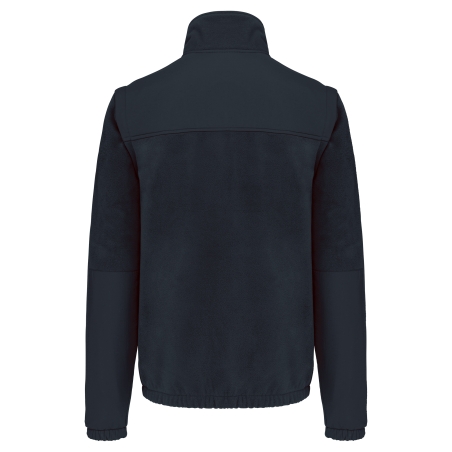 Veste polaire manches amovibles homme
