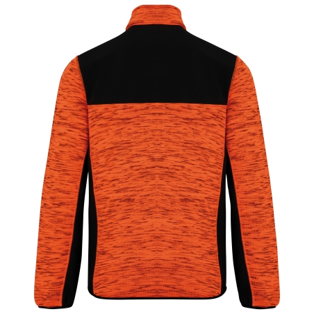 Veste recyclée en polytricot homme