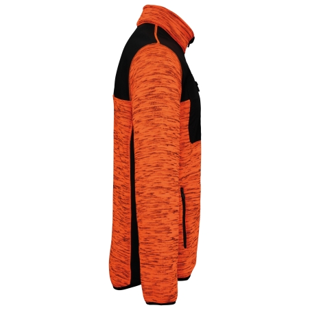 Veste recyclée en polytricot homme