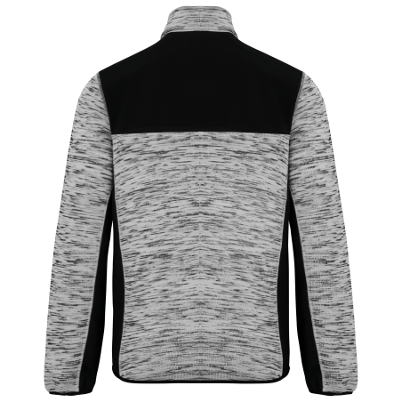 Veste recyclée en polytricot homme
