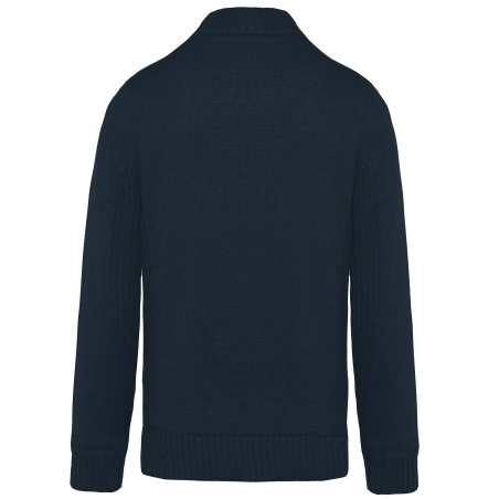 Cardigan doublé polaire homme