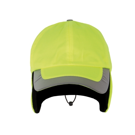 Casquette hiver fluorescente - 6 panneaux