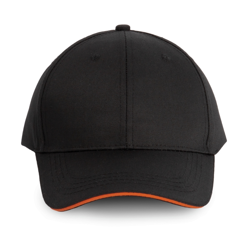 Casquette sandwich contrasté 6 panneaux OEKO-TEX® STANDARD 100