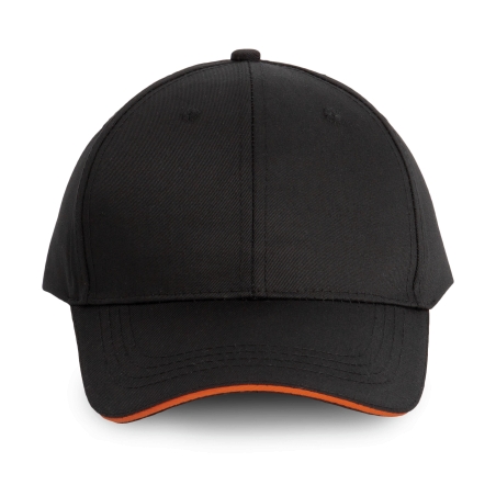 Casquette sandwich contrasté 6 panneaux OEKO-TEX® STANDARD 100
