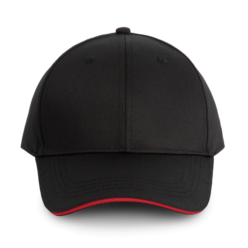 Casquette sandwich contrasté 6 panneaux OEKO-TEX® STANDARD 100
