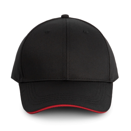Casquette sandwich contrasté 6 panneaux OEKO-TEX® STANDARD 100
