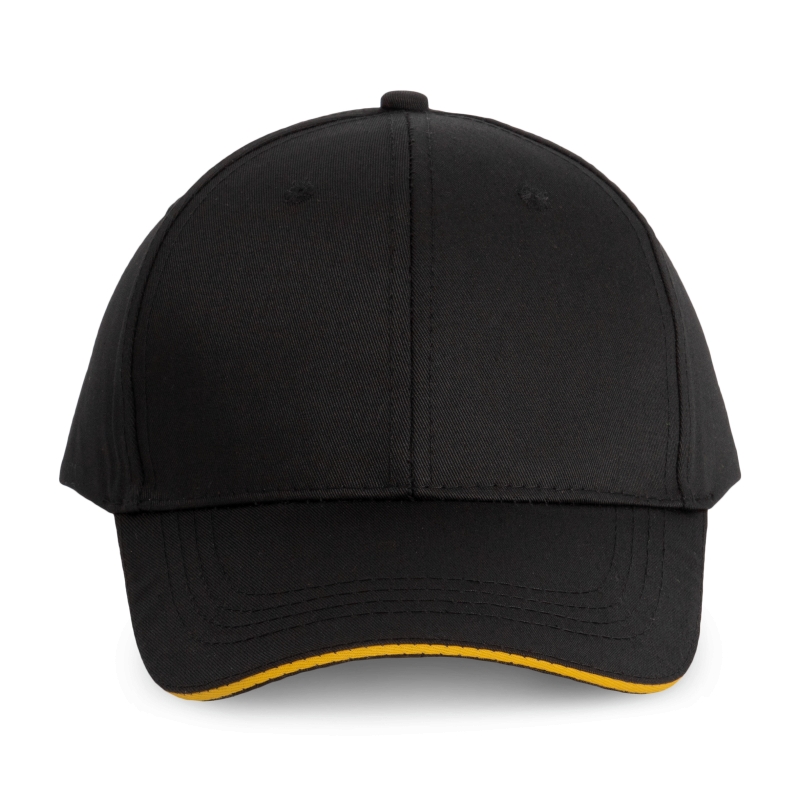 Casquette sandwich contrasté 6 panneaux OEKO-TEX® STANDARD 100