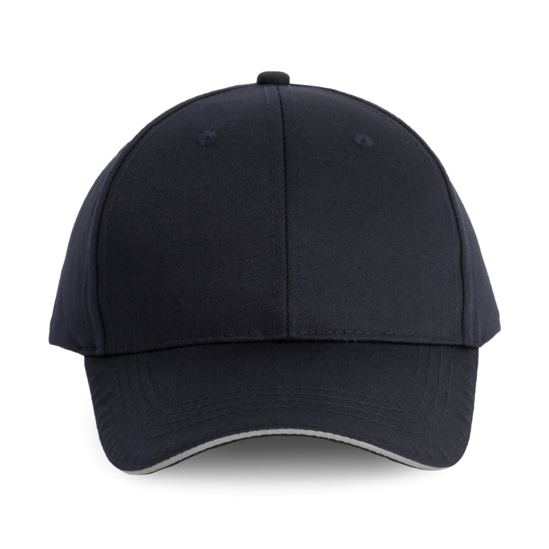 Casquette sandwich contrasté 6 panneaux OEKO-TEX® STANDARD 100