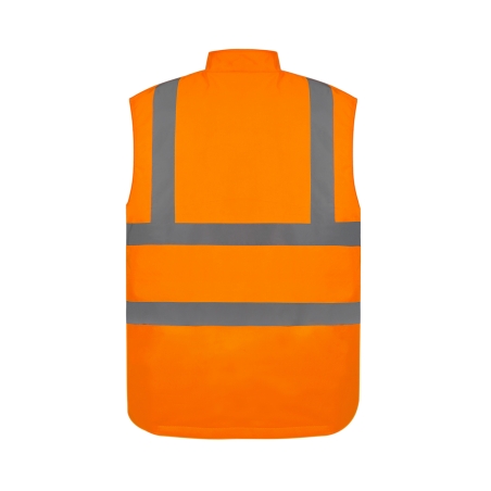 Bodywarmer rembourré haute visibilité