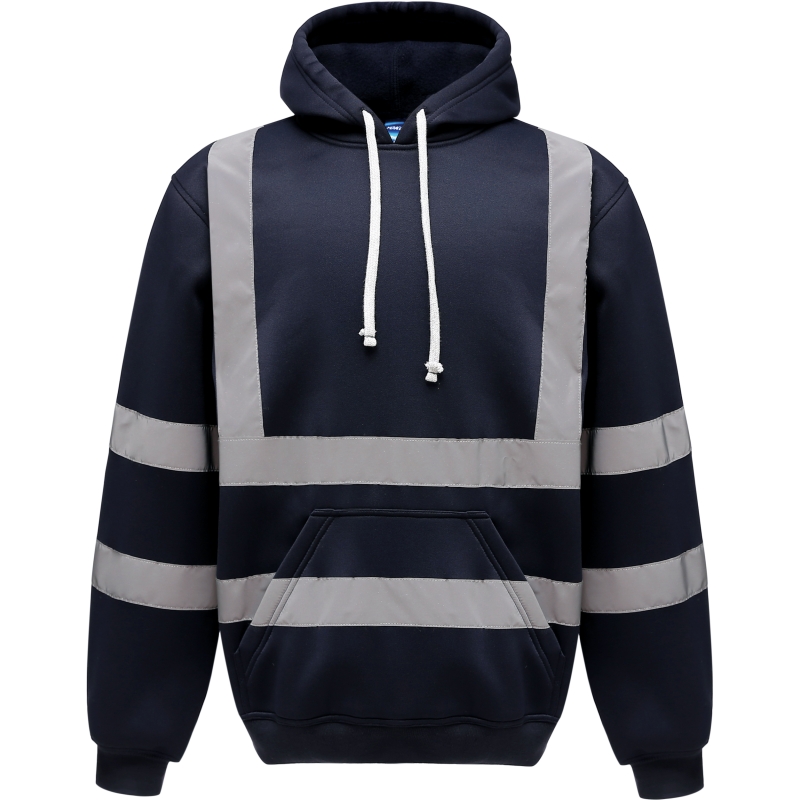 Sweatshirt capuche haute visibilité