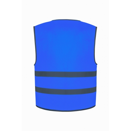 Gilet avec bordures et bandes réfléchissantes