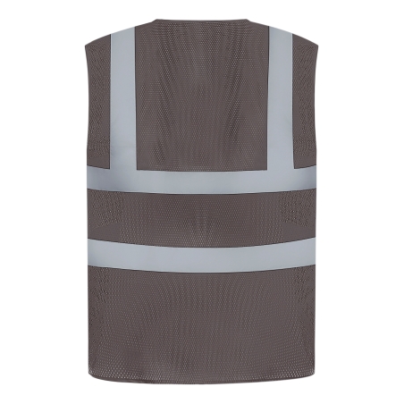 Gilet haute visibilité à maille ajourée recyclée