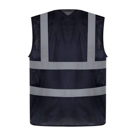 Gilet haute visibilité à maille ajourée recyclée