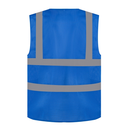 Gilet haute visibilité à maille ajourée recyclée