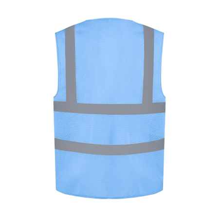 Gilet haute visibilité à maille ajourée recyclée