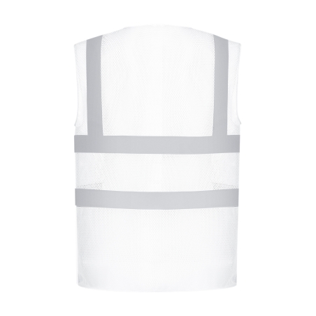 Gilet haute visibilité à maille ajourée recyclée