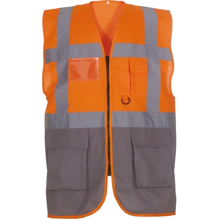 Gilet multifonction haute visibilité