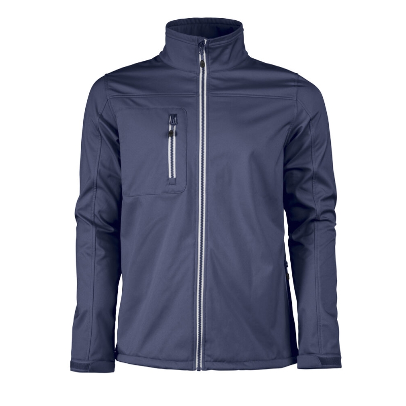 Vert Veste Softshell Hommes