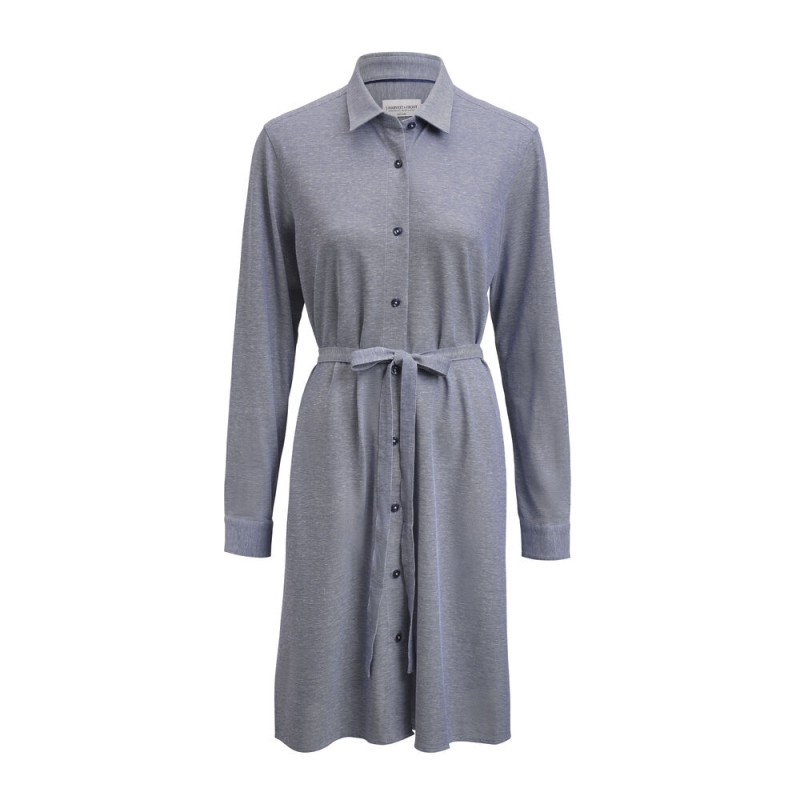 Indigo Bow 133 Robe Chemise Femmes