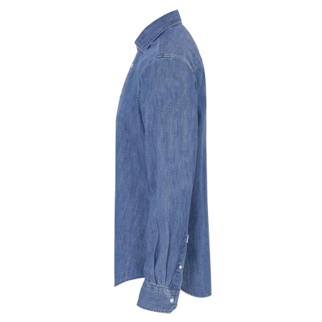CHEMISE DENIM SLIM FIT HOMME - CERTIFIÉ GOTS