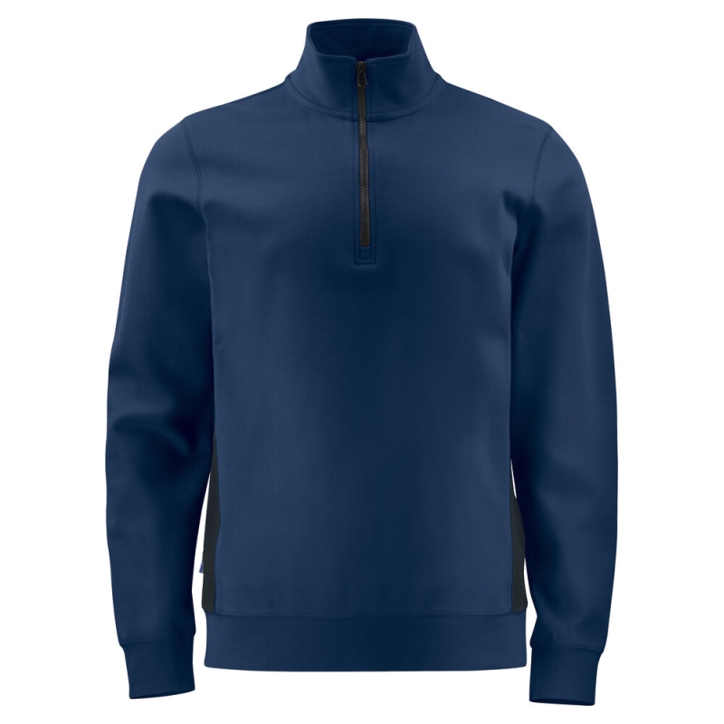 2128 SWEATSHIRT PRIO BICOLORE COL ZIP