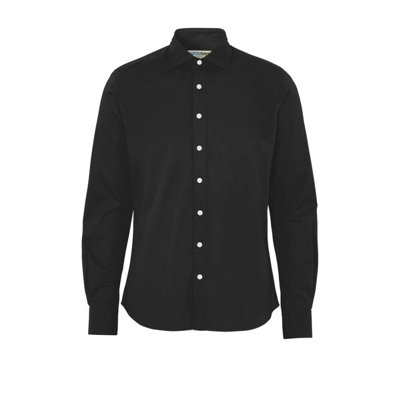 CHEMISE TWILL SLIM FIT HOMME - CERTIFIÉ GOTS