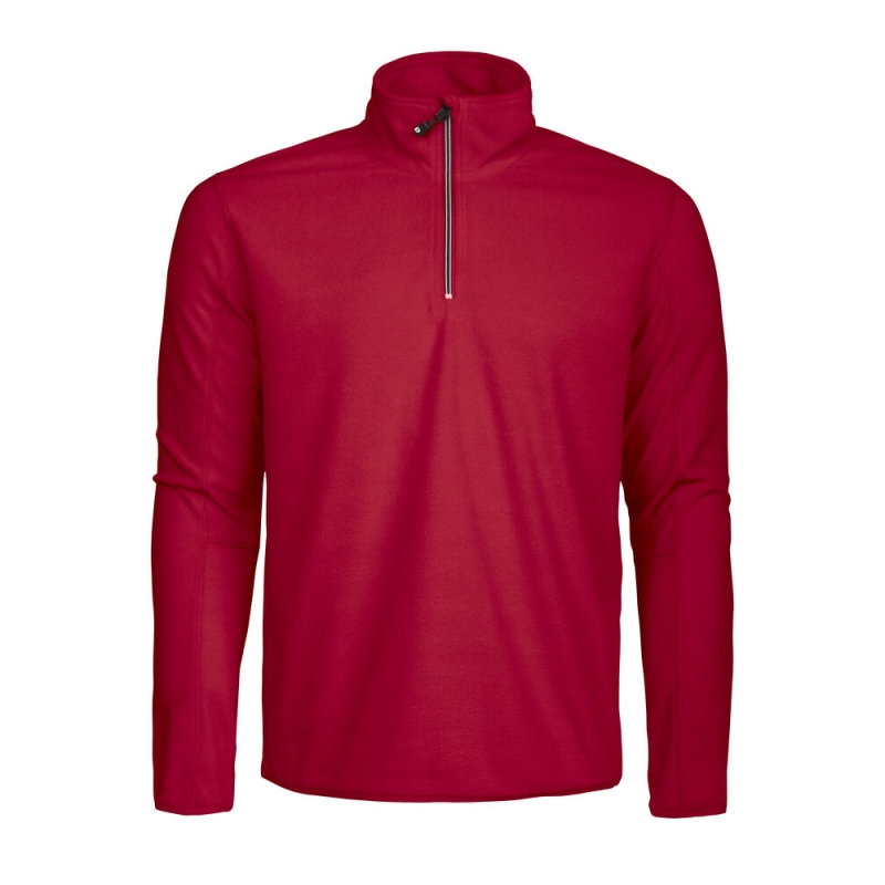 MELTON HALF ZIP