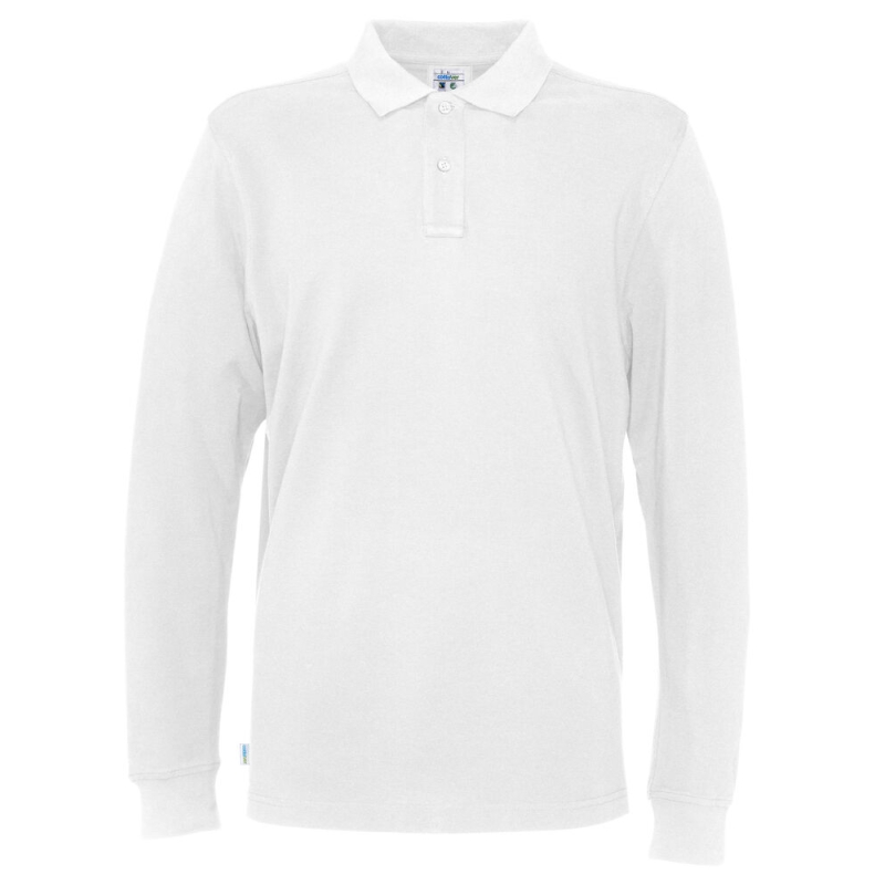 POLO PIQUE MANCHES LONGUES HOMME - CERTIFIÉ GOTS